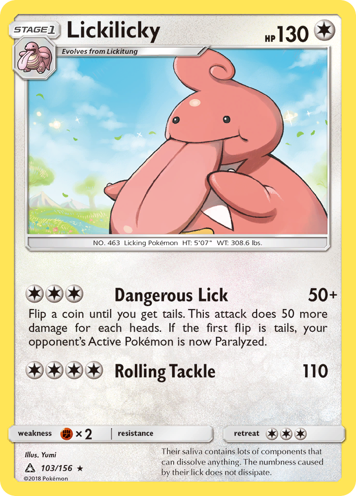 Lickilicky (103/156) [Sun & Moon: Ultra Prism] | Silver Goblin