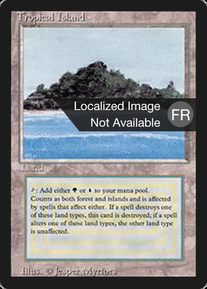 Tropical Island [Foreign Black Border] | Silver Goblin