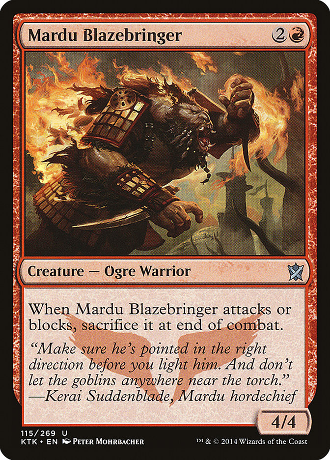 Mardu Blazebringer [Khans of Tarkir] | Silver Goblin