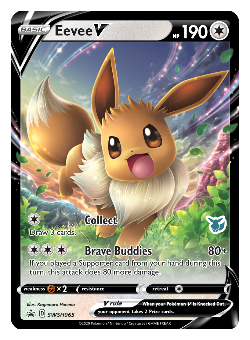 Eevee V (SWSH065) (Eevee Deck) [Battle Academy 2022] | Silver Goblin