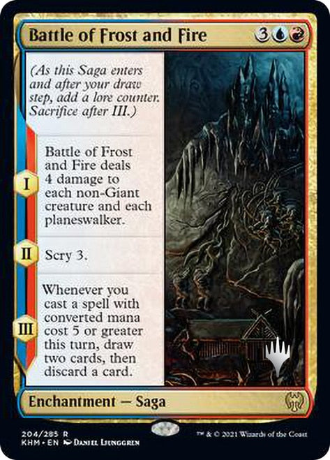 Battle of Frost and Fire (Promo Pack) [Kaldheim Promos] | Silver Goblin