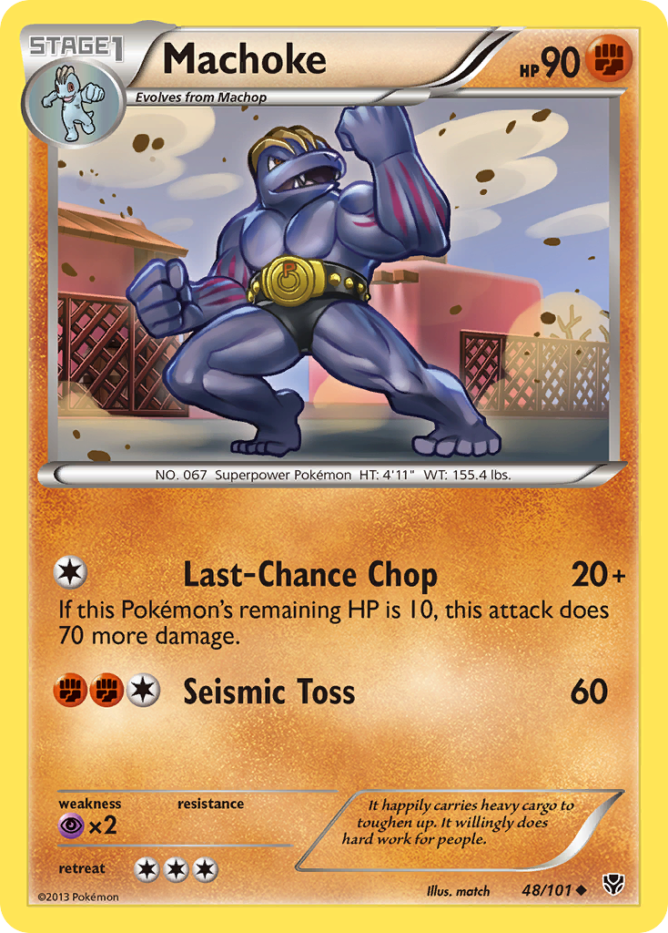 Machoke (48/101) [Black & White: Plasma Blast] | Silver Goblin