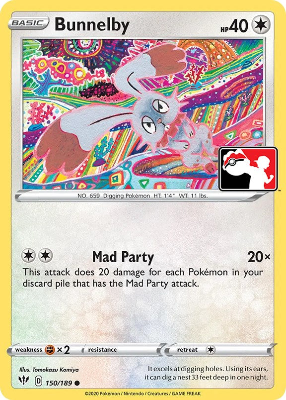 Bunnelby (150/189) [Prize Pack Series One] | Silver Goblin