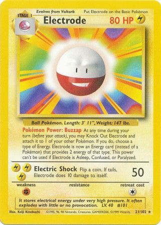 Electrode (21/102) [Base Set Unlimited] | Silver Goblin