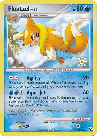 Floatzel (37/106) [Countdown Calendar Promos] | Silver Goblin