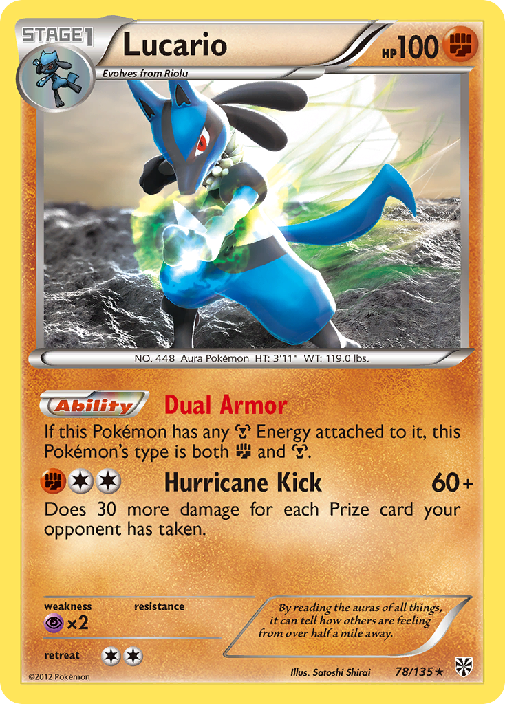 Lucario (78/135) [Black & White: Plasma Storm] | Silver Goblin