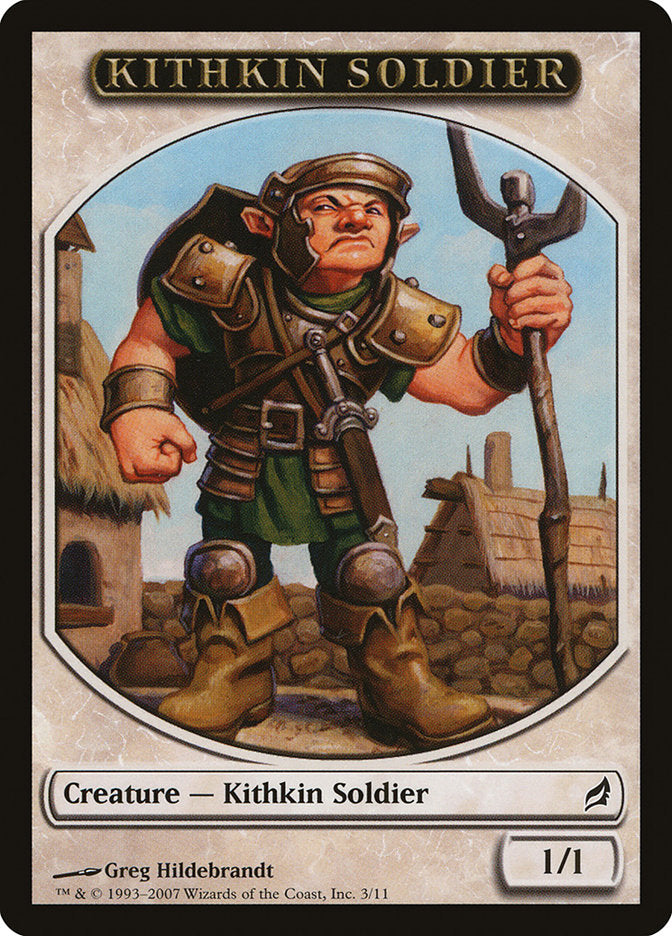 Kithkin Soldier Token [Lorwyn Tokens] | Silver Goblin