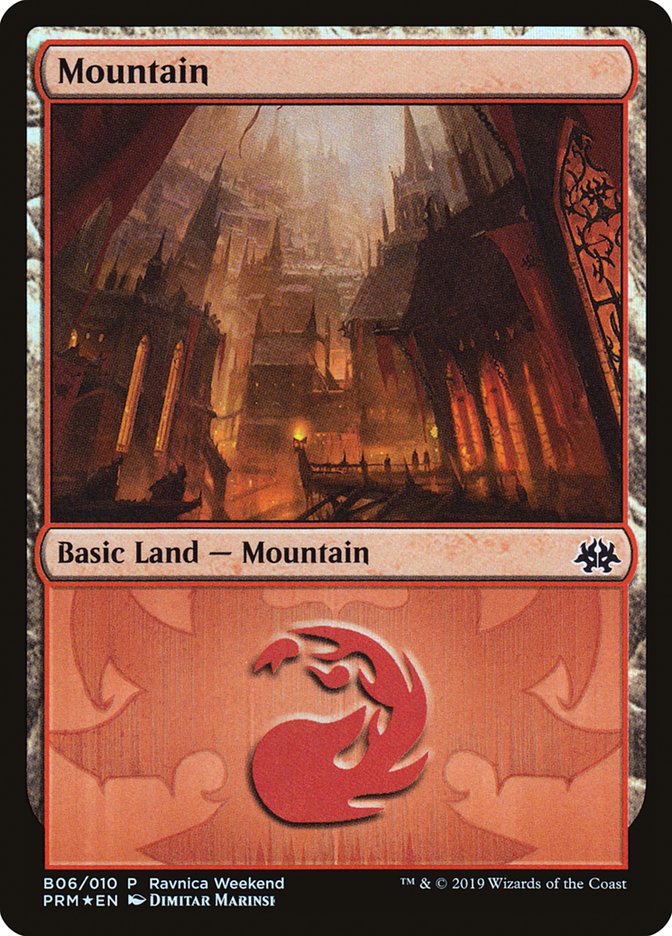 Mountain (B06) [Ravnica Allegiance Guild Kit] | Silver Goblin
