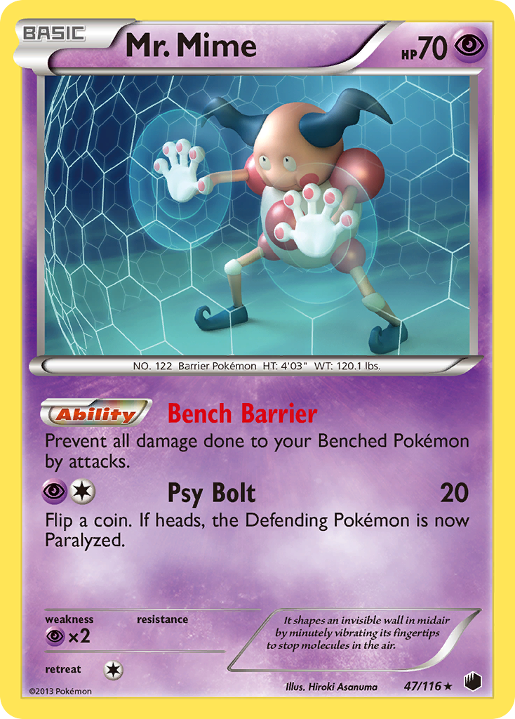 Mr. Mime (47/116) [Black & White: Plasma Freeze] | Silver Goblin