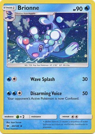 Brionne (40/149) (Cosmos Holo) [Sun & Moon: Base Set] | Silver Goblin