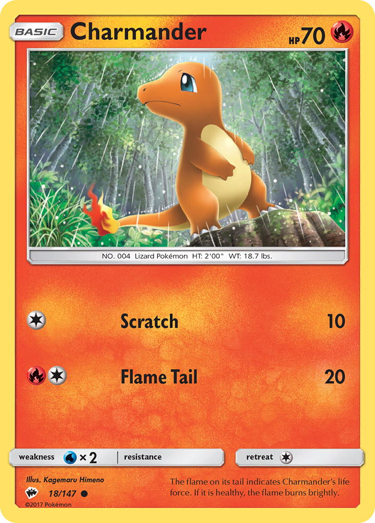 Charmander (18/147) [Sun & Moon: Burning Shadows] | Silver Goblin