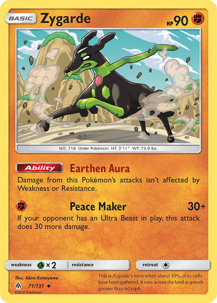 Zygarde (71/131) [Sun & Moon: Forbidden Light] | Silver Goblin