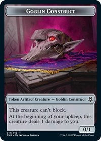 Goblin Construct // Kor Warrior Double-Sided Token [Zendikar Rising Tokens] | Silver Goblin
