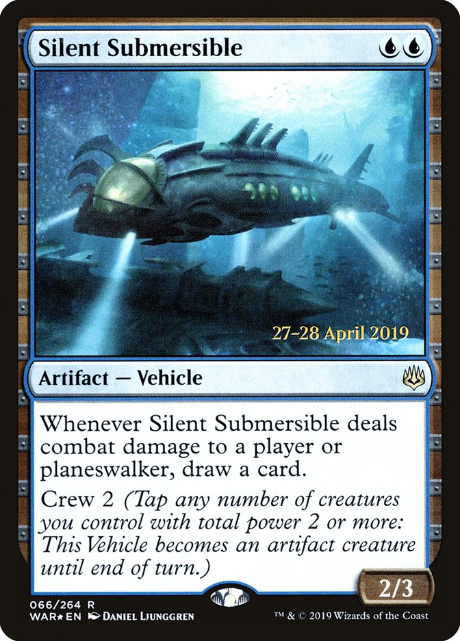 Silent Submersible [War of the Spark Prerelease Promos] | Silver Goblin