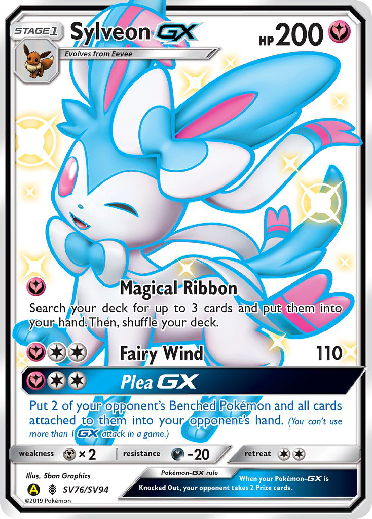 Sylveon GX (SV76/SV94) [Sun & Moon: Hidden Fates - Shiny Vault] | Silver Goblin