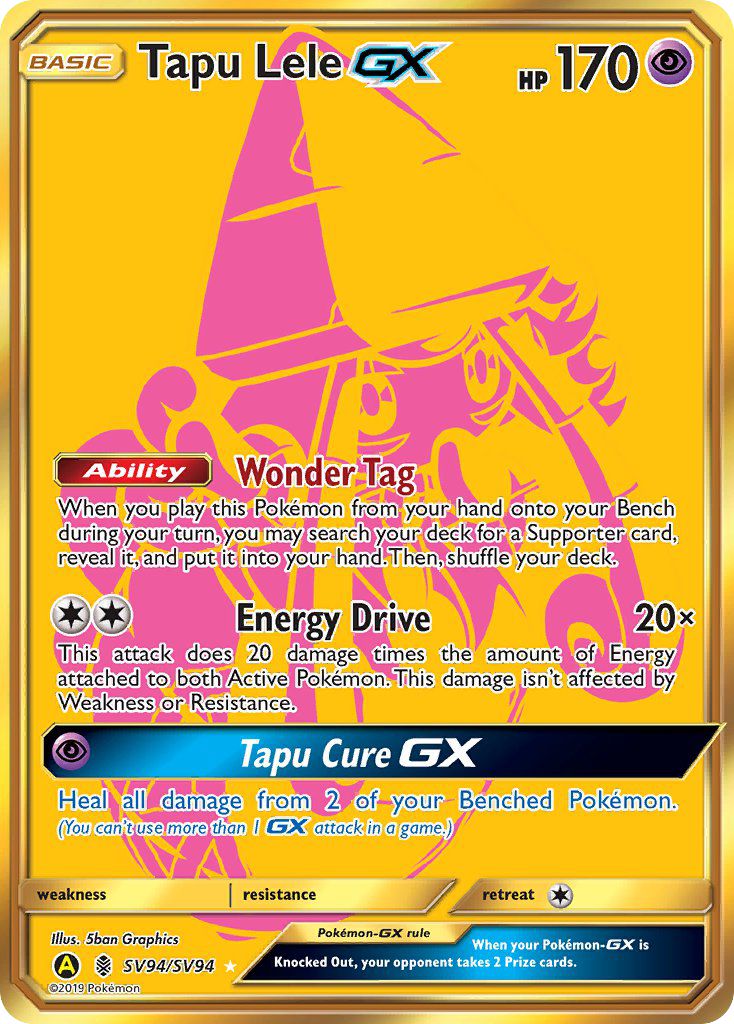 Tapu Lele GX (SV94/SV94) [Sun & Moon: Hidden Fates - Shiny Vault] | Silver Goblin