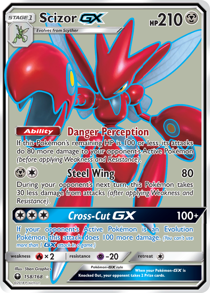 Scizor GX (158/168) [Sun & Moon: Celestial Storm] | Silver Goblin