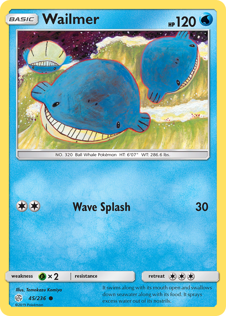 Wailmer (45/236) [Sun & Moon: Cosmic Eclipse] | Silver Goblin