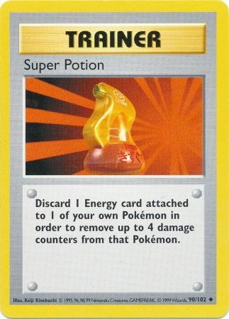 Super Potion (90/102) [Base Set Shadowless Unlimited] | Silver Goblin