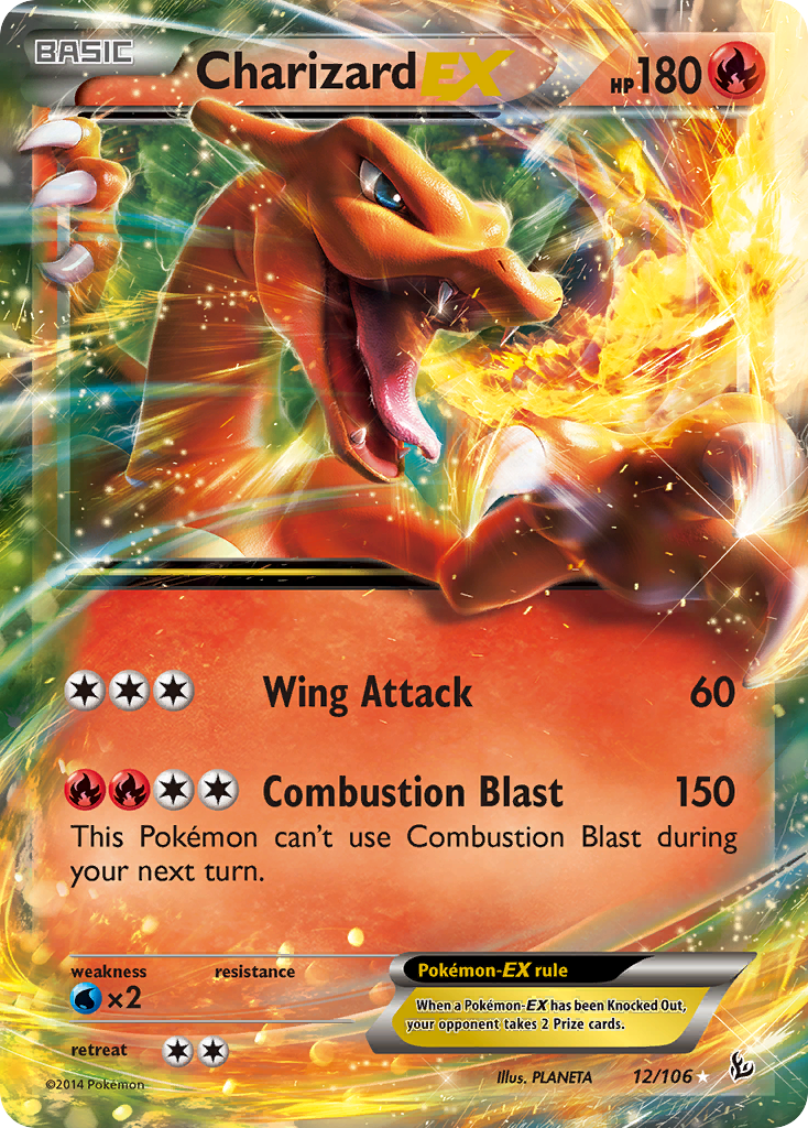 Charizard EX (12/106) [XY: Flashfire] | Silver Goblin