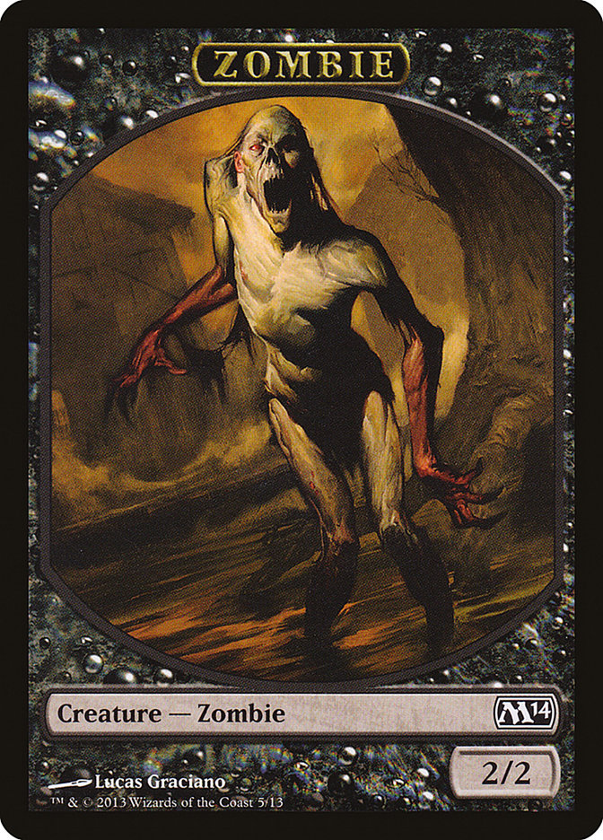 Zombie Token [Magic 2014 Tokens] | Silver Goblin