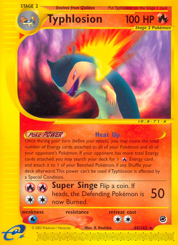 Typhlosion (65/165) [Expedition: Base Set] | Silver Goblin