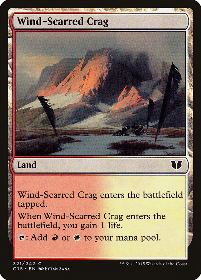 Wind-Scarred Crag [Commander 2015] | Silver Goblin