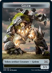 Golem // Thopter (008) Double-Sided Token [Double Masters Tokens] | Silver Goblin
