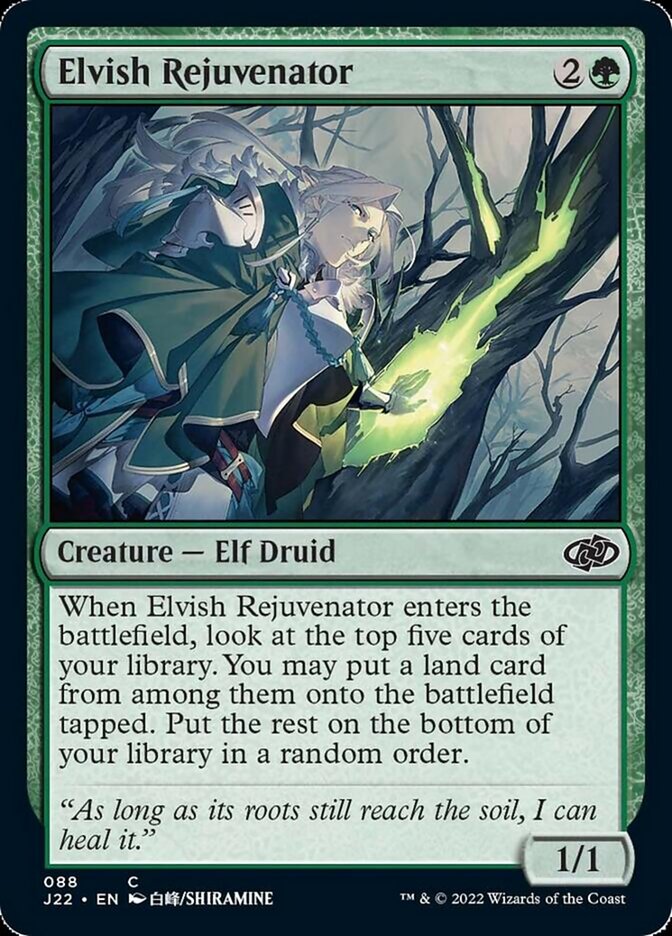 Elvish Rejuvenator [Jumpstart 2022] | Silver Goblin