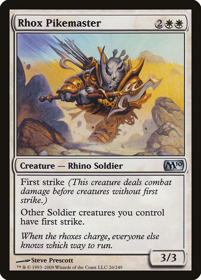 Rhox Pikemaster [Magic 2010] | Silver Goblin