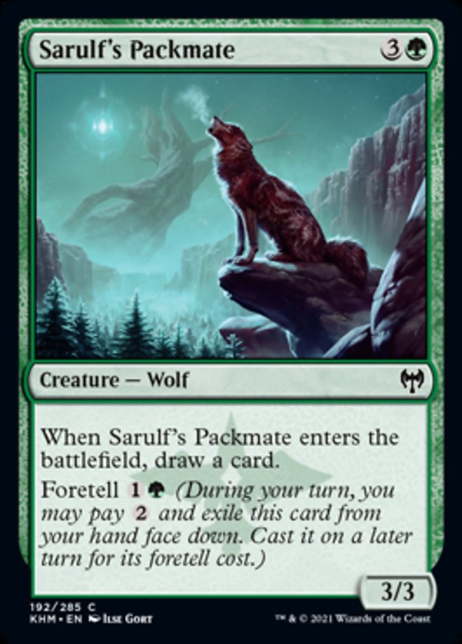 Sarulf's Packmate [Kaldheim] | Silver Goblin