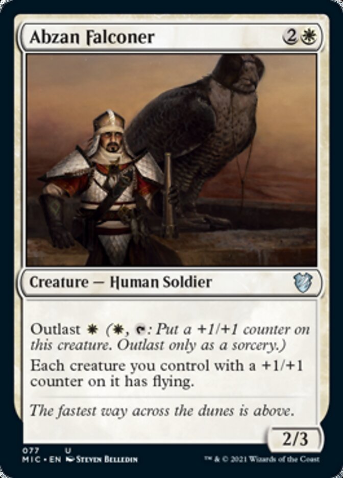 Abzan Falconer [Innistrad: Midnight Hunt Commander] | Silver Goblin