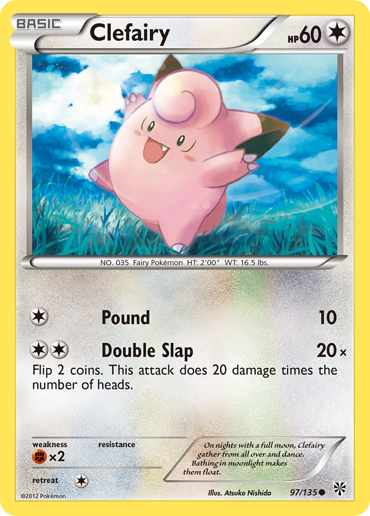 Clefairy (97/135) [Black & White: Plasma Storm] | Silver Goblin