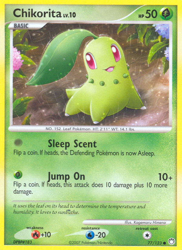 Chikorita (77/123) [Diamond & Pearl: Mysterious Treasures] | Silver Goblin