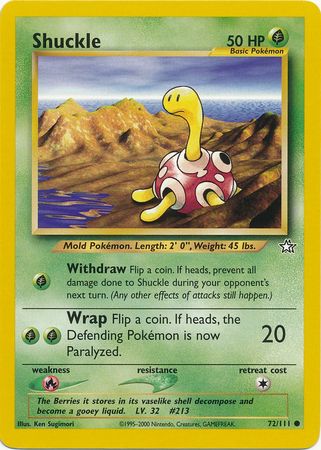 Shuckle (72/111) [Neo Genesis Unlimited] | Silver Goblin