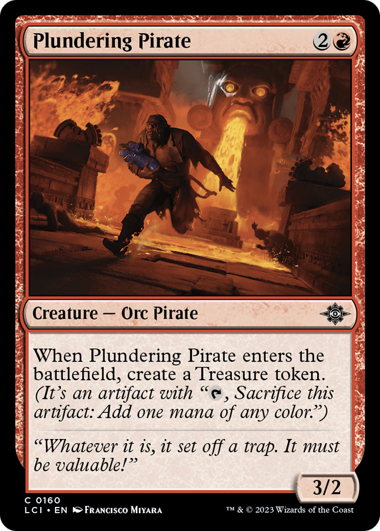 Plundering Pirate [The Lost Caverns of Ixalan] | Silver Goblin