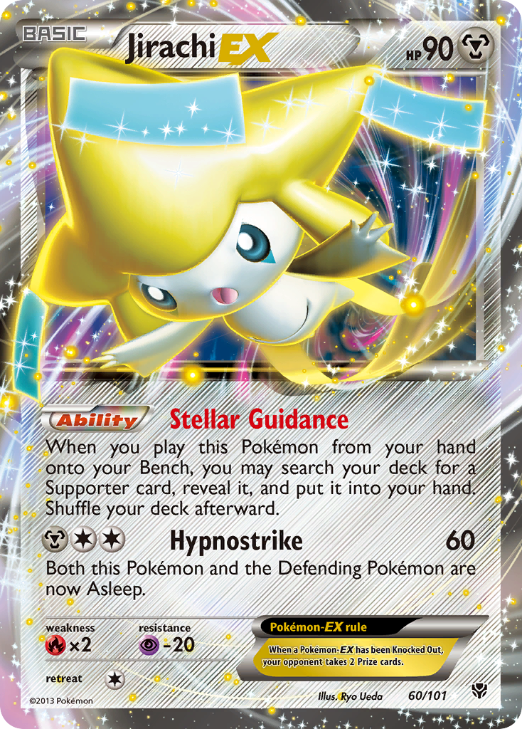 Jirachi EX (60/101) [Black & White: Plasma Blast] | Silver Goblin