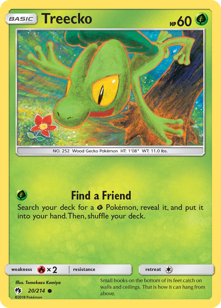 Treecko (20/214) [Sun & Moon: Lost Thunder] | Silver Goblin