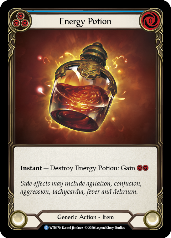 Energy Potion [U-WTR170] (Welcome to Rathe Unlimited)  Unlimited Normal | Silver Goblin