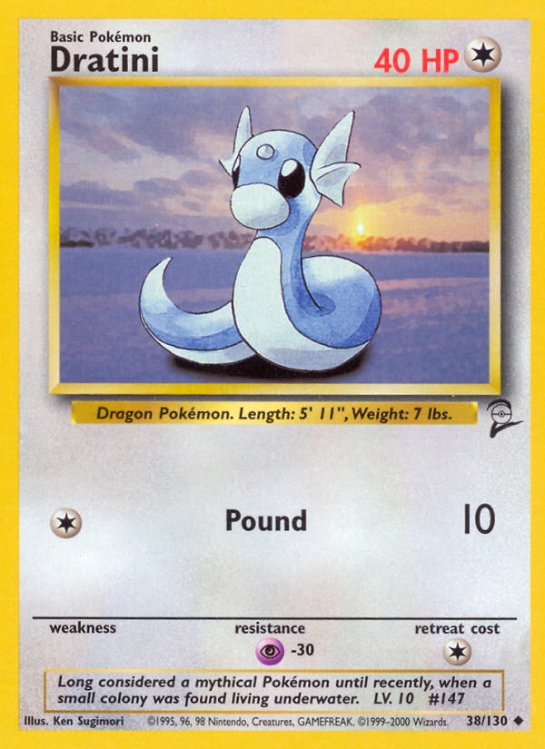 Dratini (38/130) [Base Set 2] | Silver Goblin