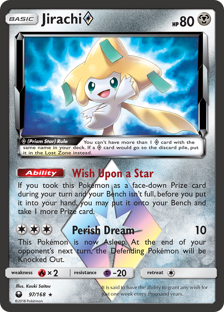 Jirachi (97/168) (Prism Star) [Sun & Moon: Celestial Storm] | Silver Goblin