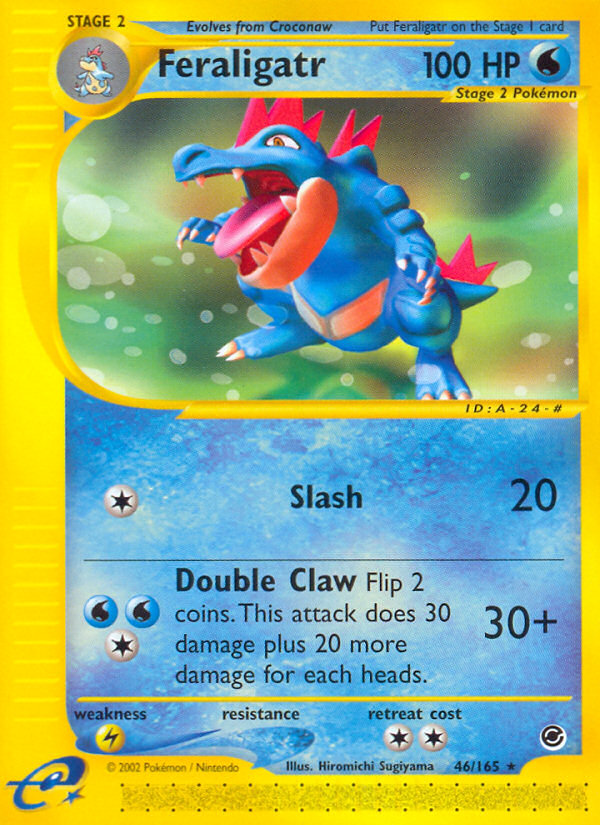 Feraligatr (46/165) [Expedition: Base Set] | Silver Goblin