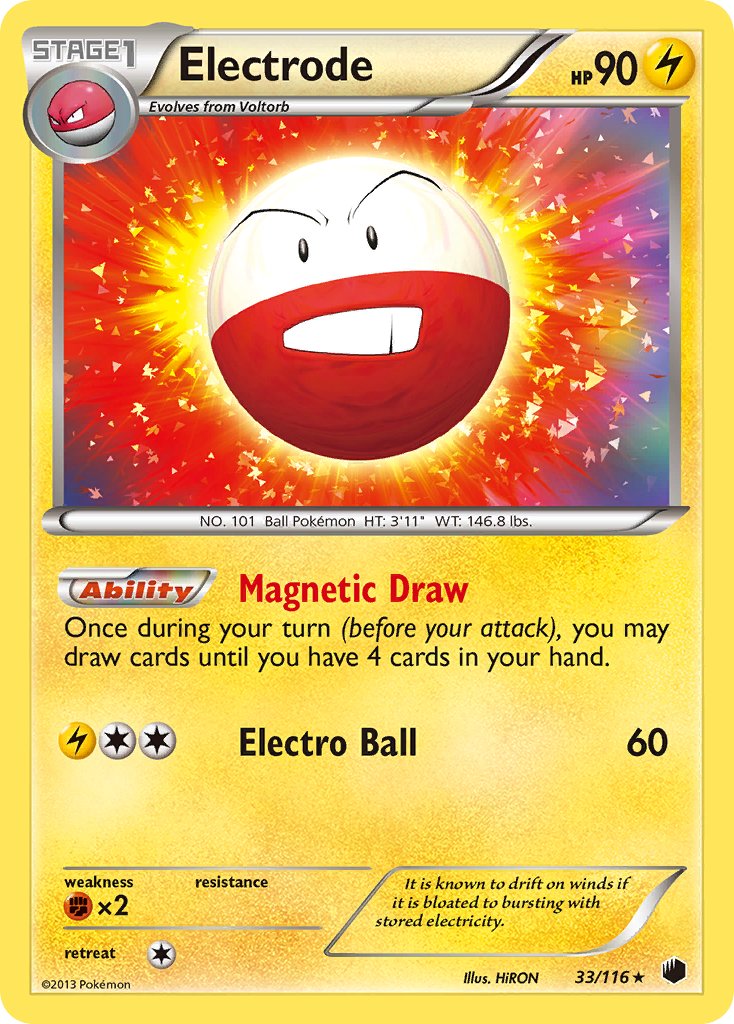 Electrode (33/116) (Theme Deck Exclusive) [Black & White: Plasma Freeze] | Silver Goblin