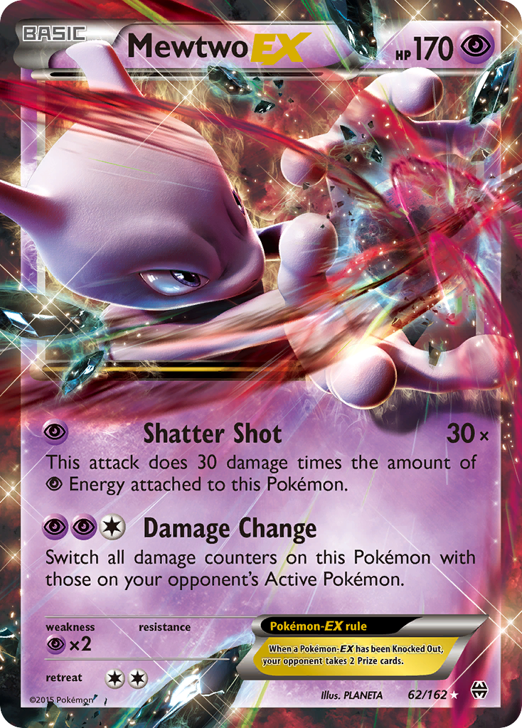 Mewtwo EX (62/162) [XY: BREAKthrough] | Silver Goblin