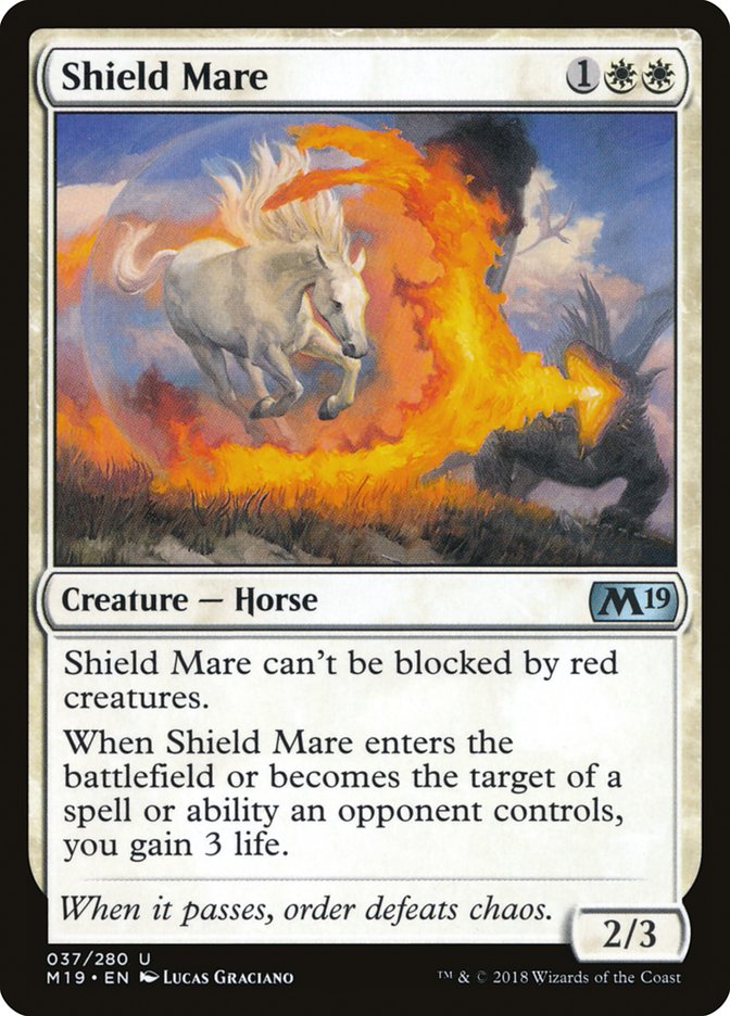 Shield Mare [Core Set 2019] | Silver Goblin