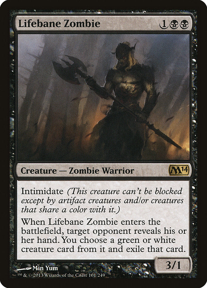 Lifebane Zombie [Magic 2014] | Silver Goblin