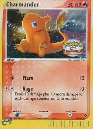 Charmander (98/97) (City Championship Promo) [EX: Dragon] | Silver Goblin