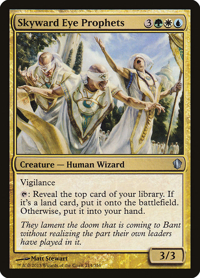 Skyward Eye Prophets [Commander 2013] | Silver Goblin