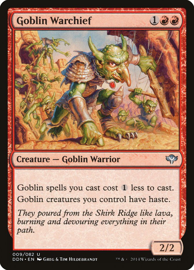Goblin Warchief [Duel Decks: Speed vs. Cunning] | Silver Goblin