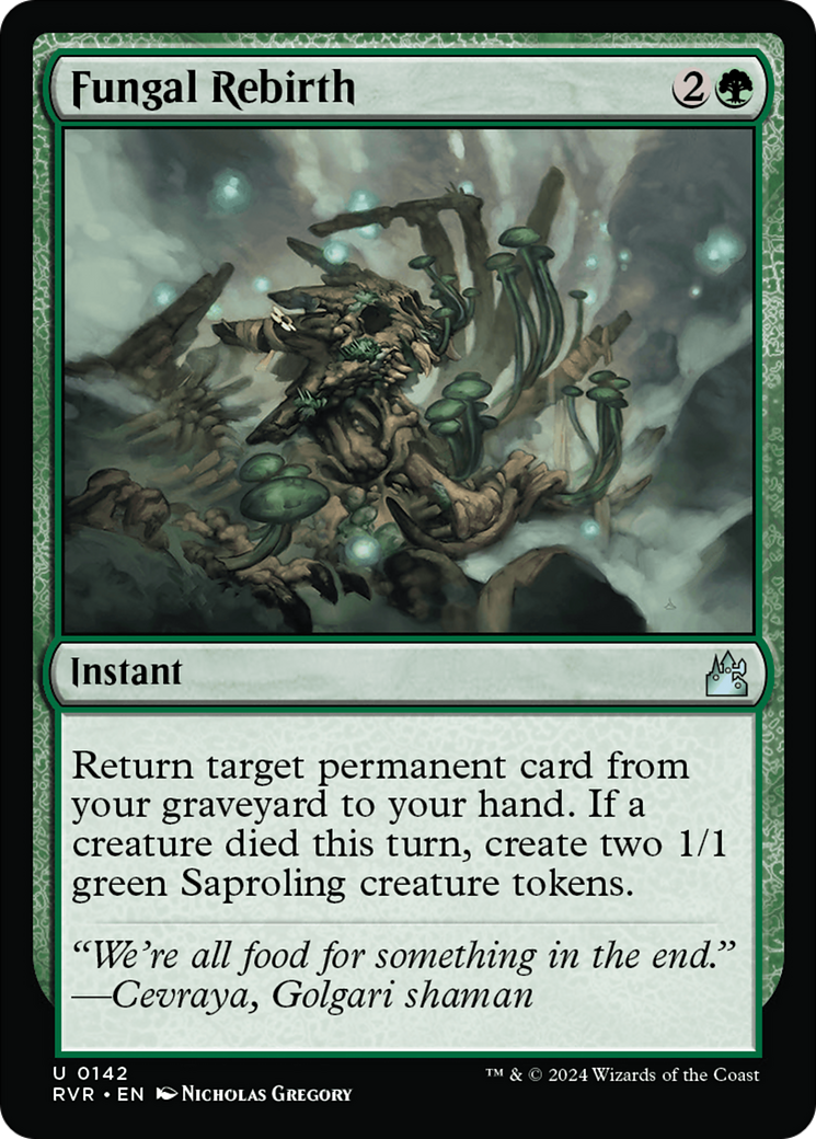 Fungal Rebirth [Ravnica Remastered] | Silver Goblin